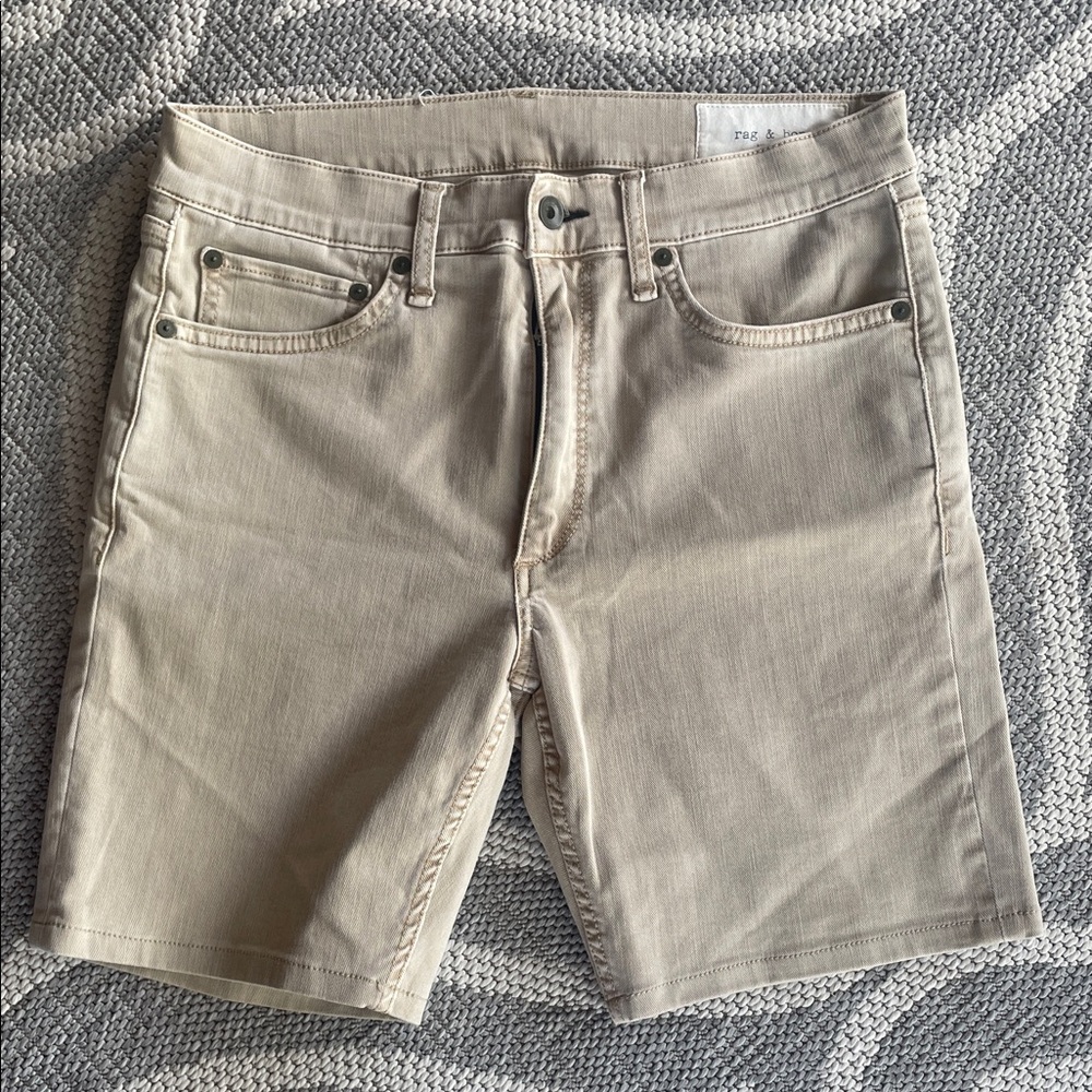 Rag & Bone shorts denim Sandstone W 31 vacation preppy beach